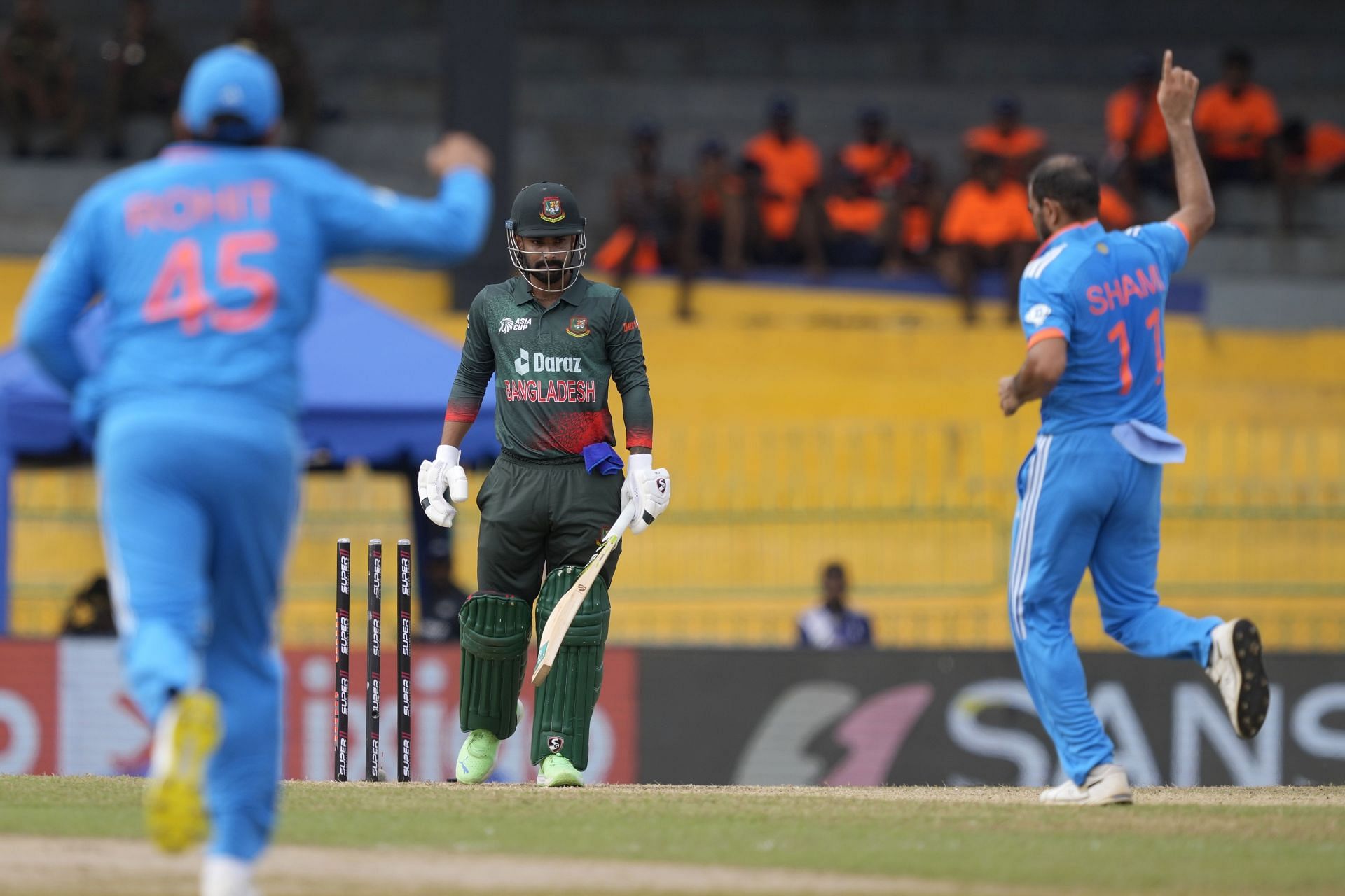 Mohammed Shami replaced Jasprit Bumrah and seemed to be at his best